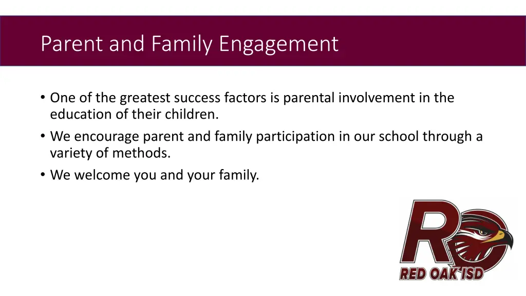 parent and family engagement