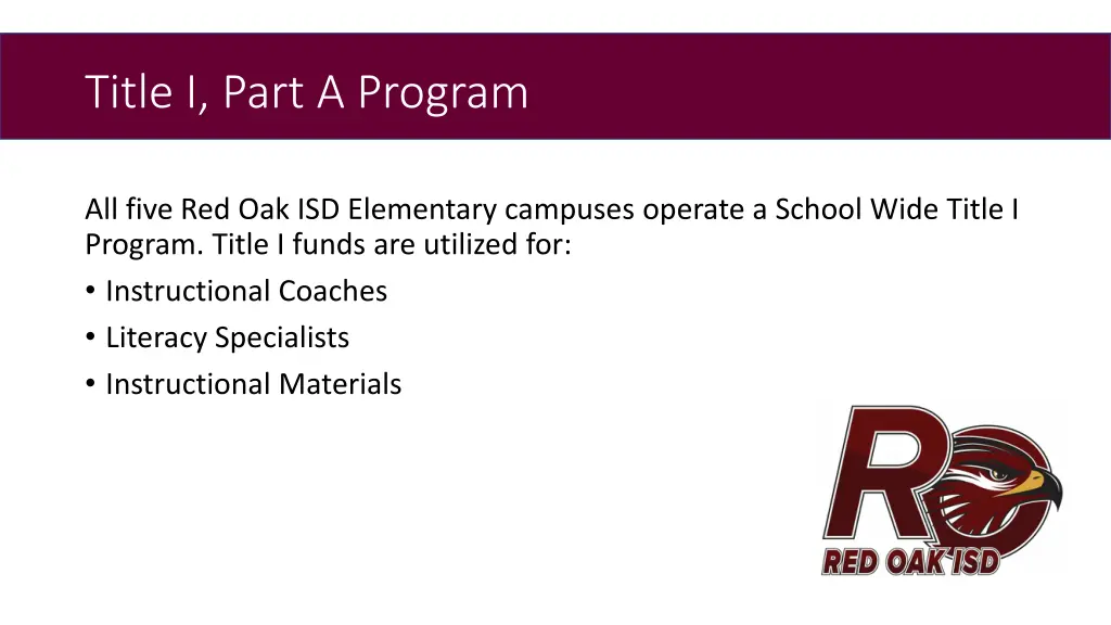 title i part a program