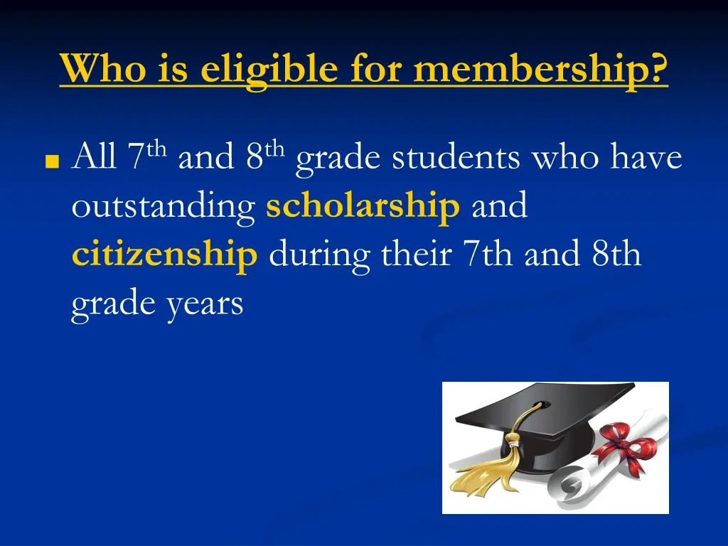 who is eligible for membership