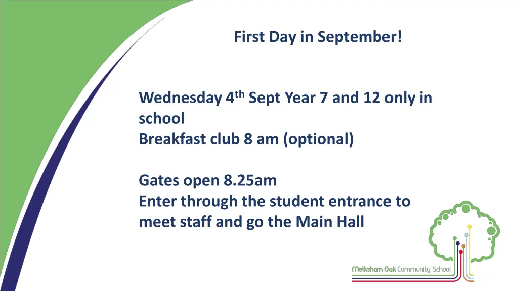 first day in september