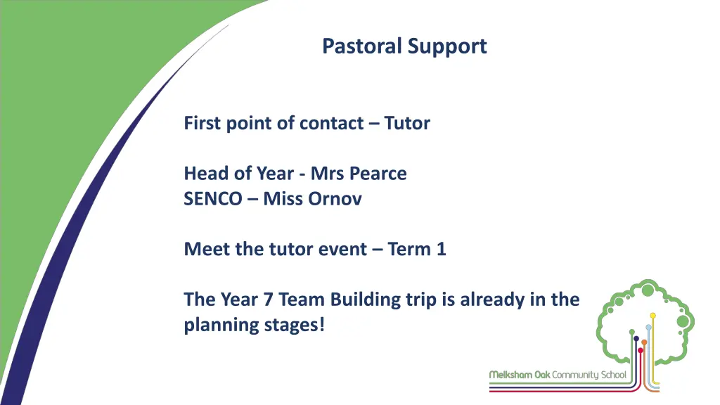 pastoral support