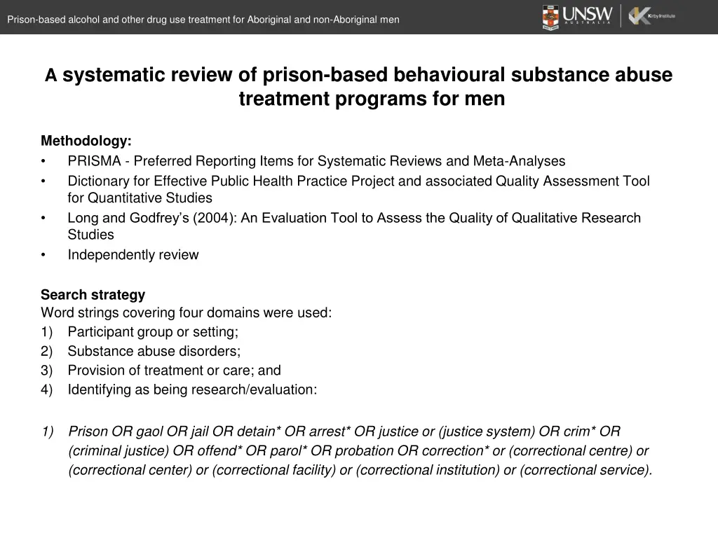 prison based alcohol and other drug use treatment 3