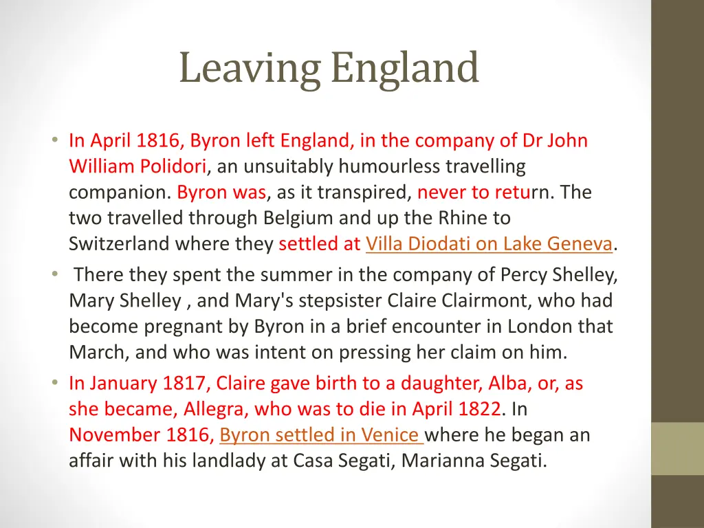 leaving england
