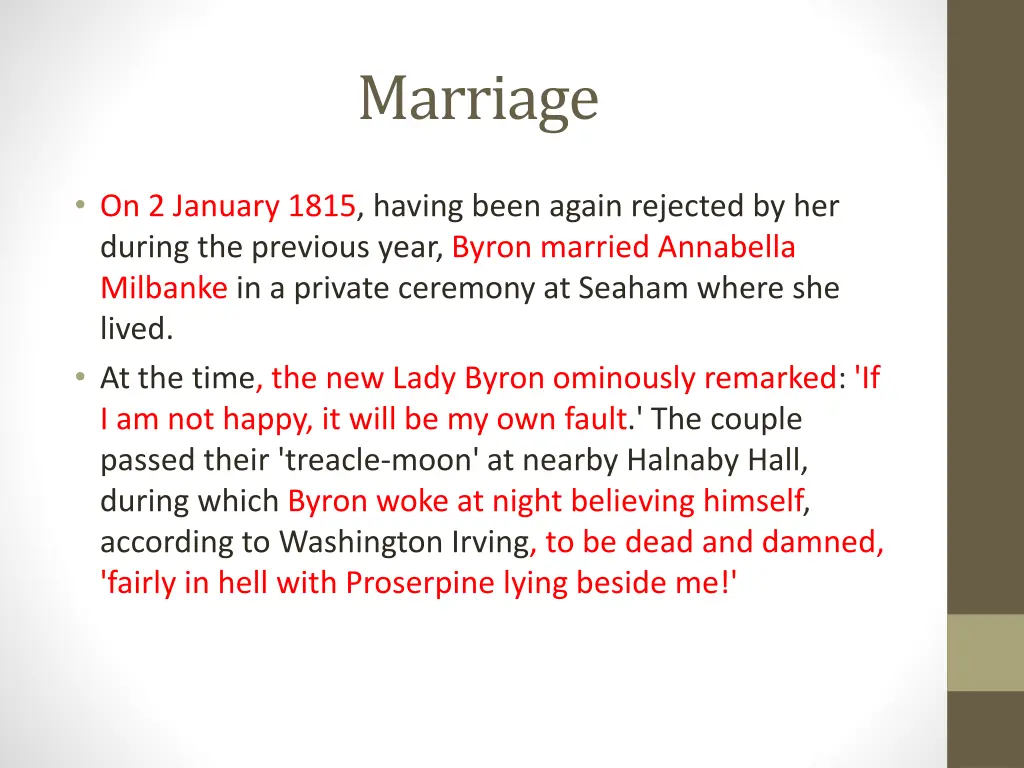 marriage