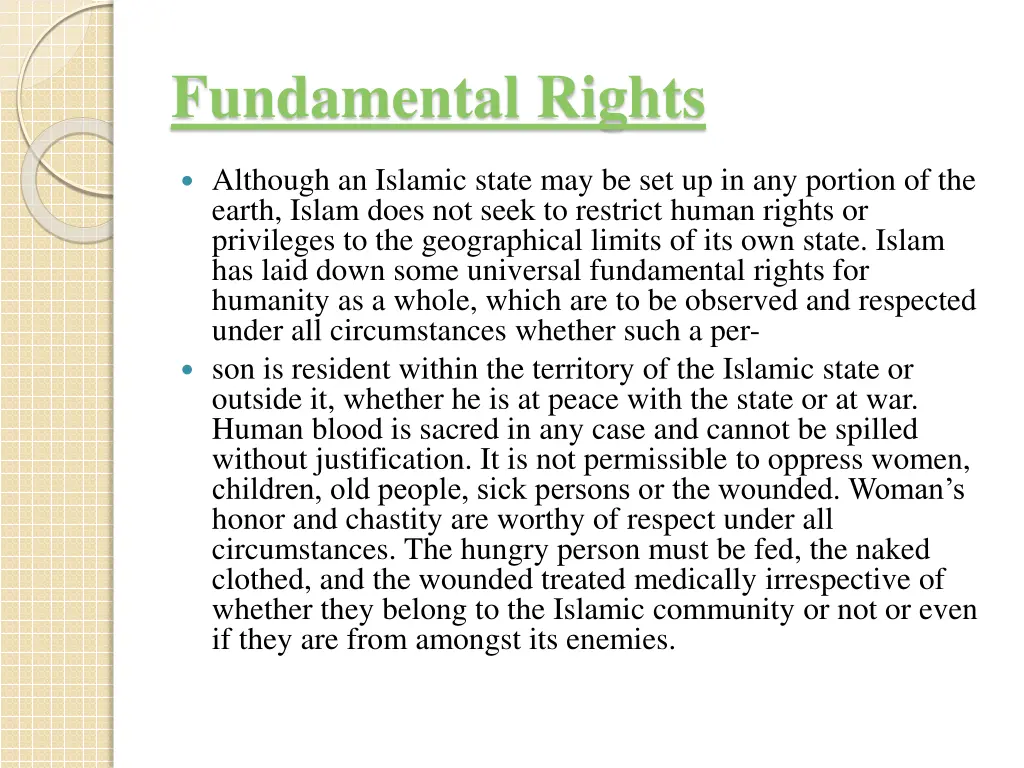 fundamental rights