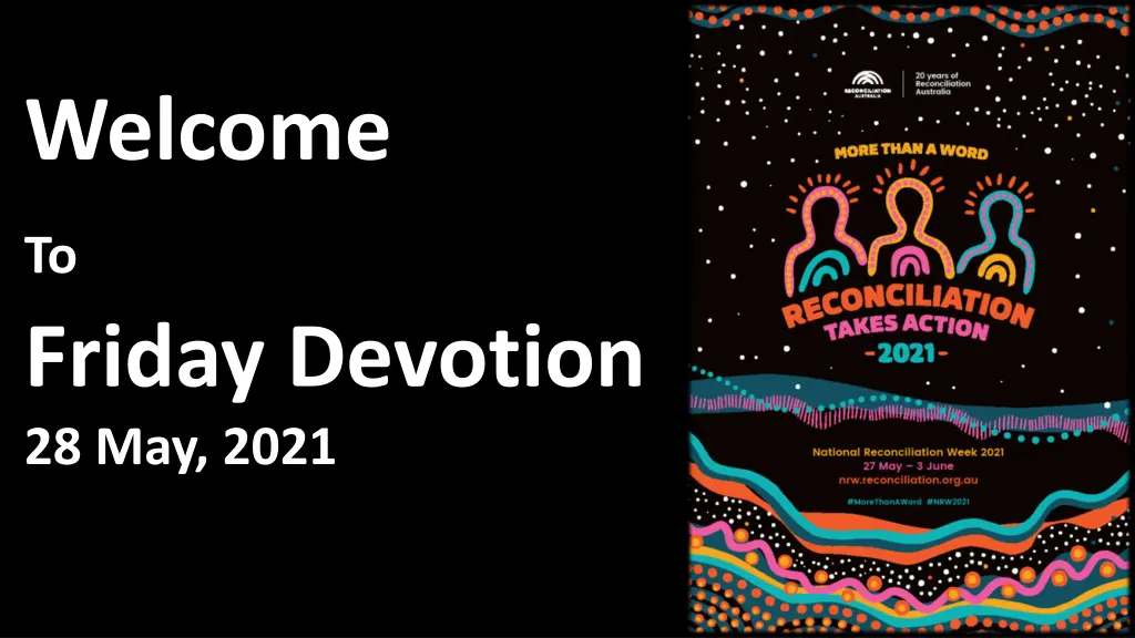 welcome to friday devotion 28 may 2021