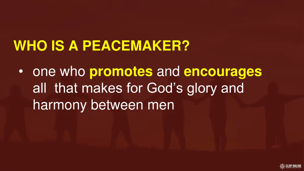 who is a peacemaker