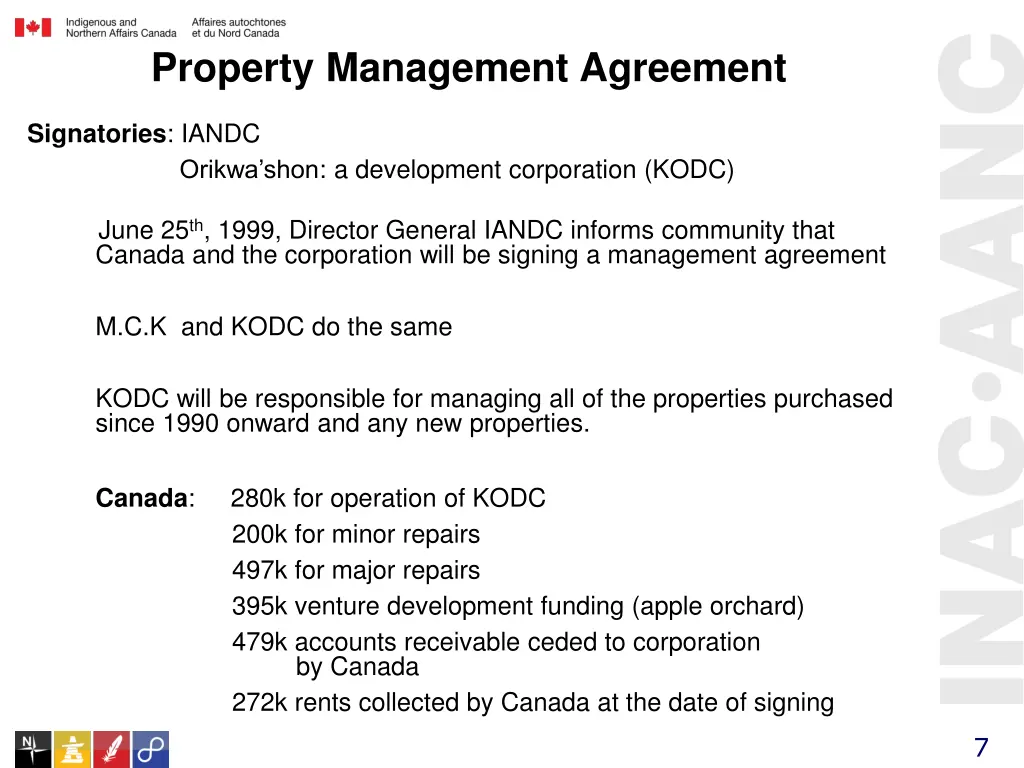 property management agreement