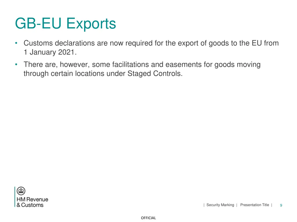 gb eu exports