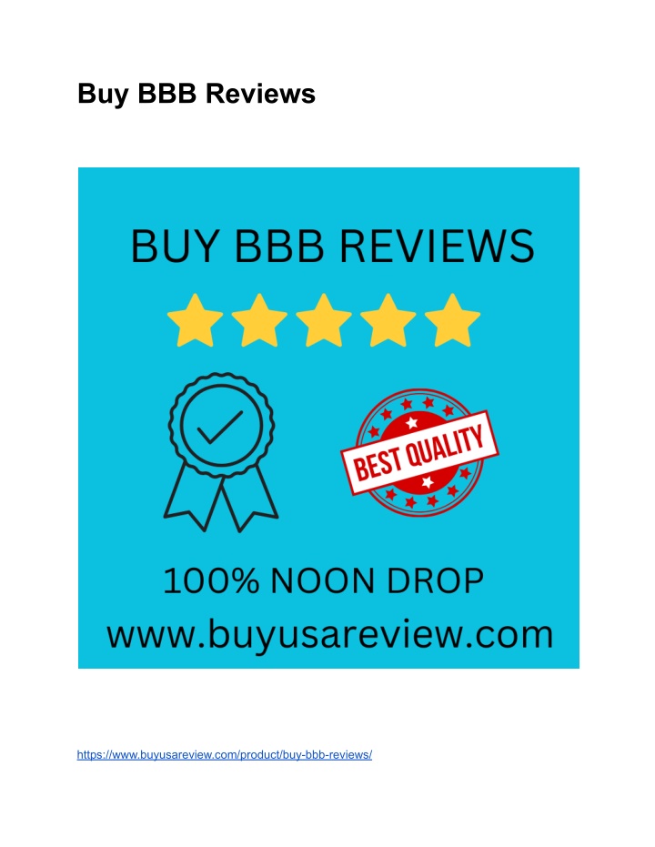 buy bbb reviews