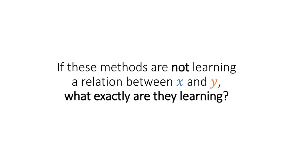 if these methods are not a relation between 1