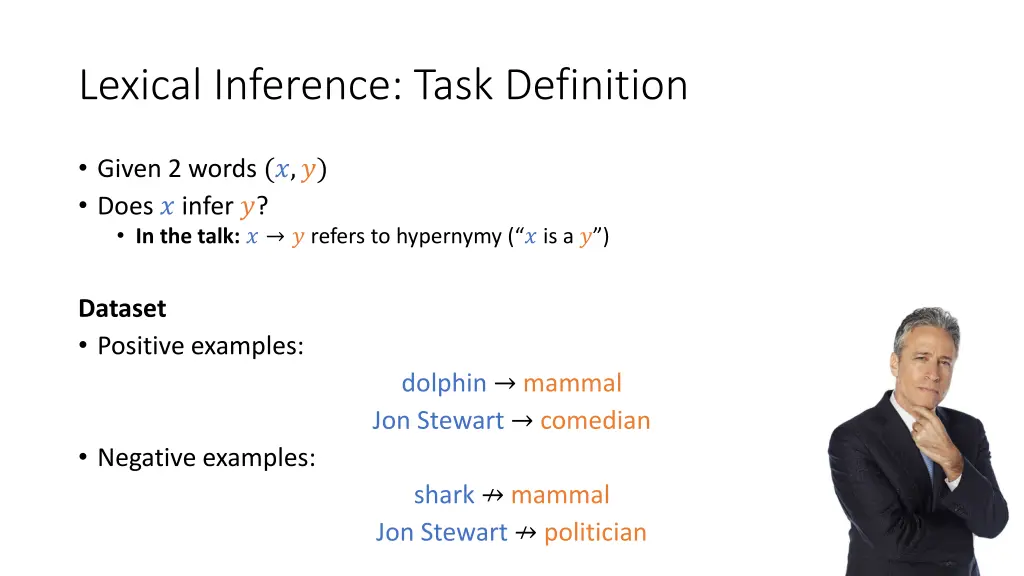 lexical inference task definition