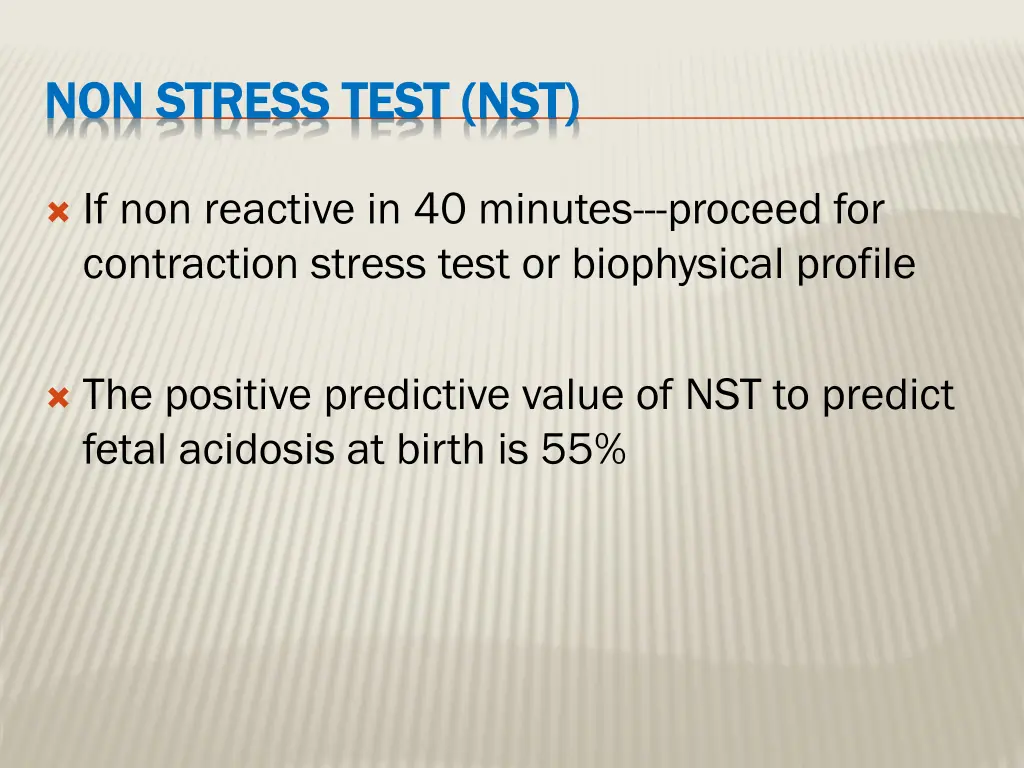 non stress test non stress test nst