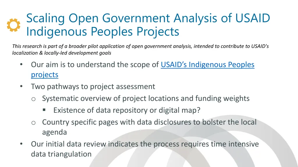 scaling open government analysis of usaid