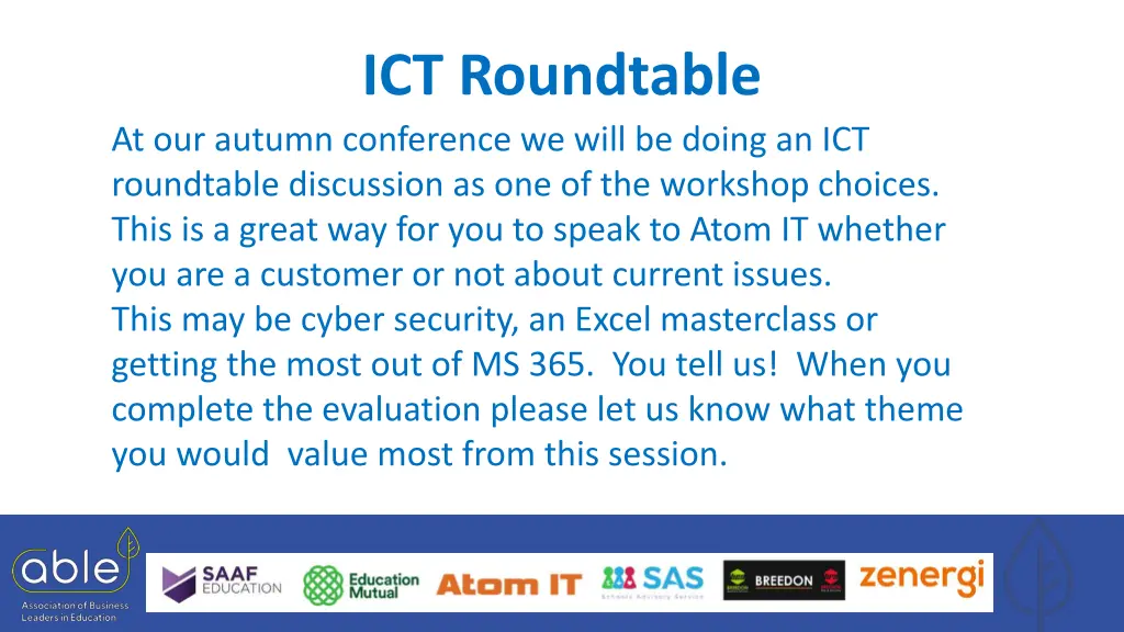 ict roundtable