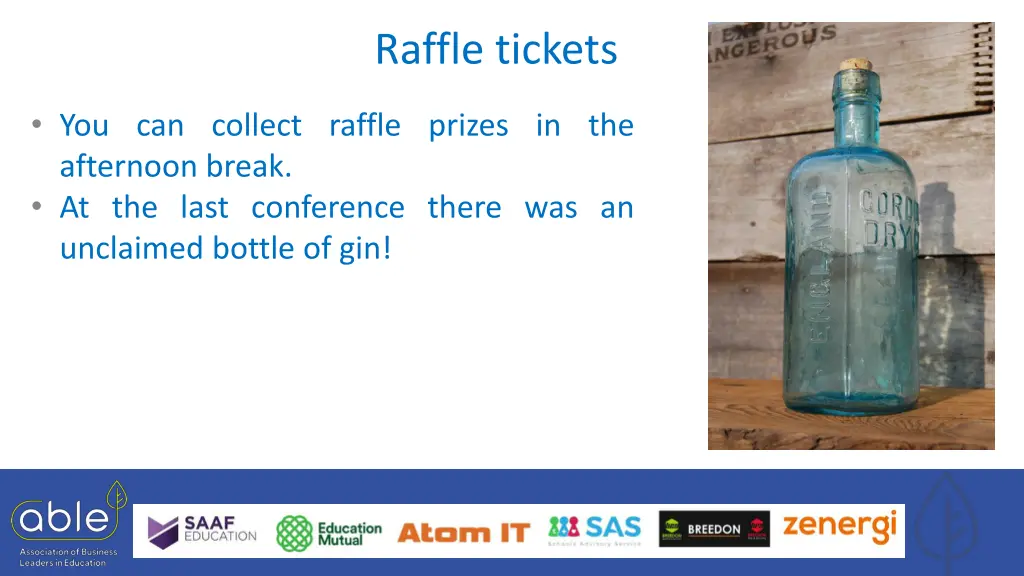 raffle tickets