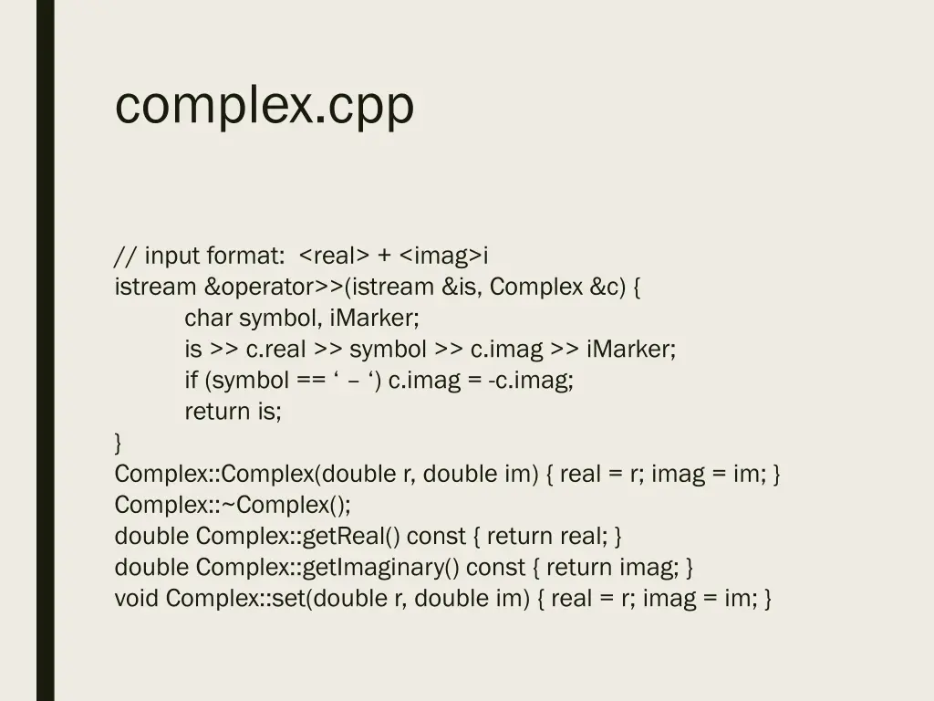 complex cpp 3