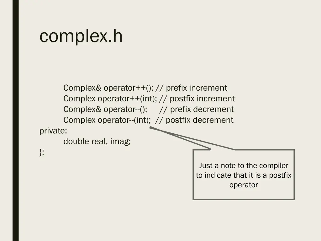 complex h 2