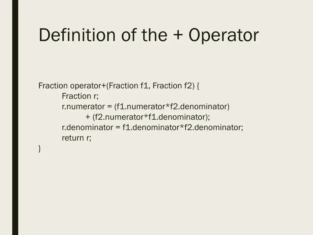 definition of the operator