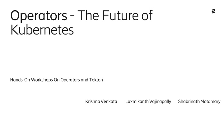 operators the future of kubernetes