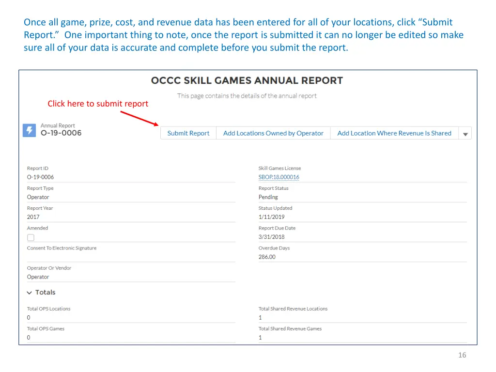 once all game prize cost and revenue data