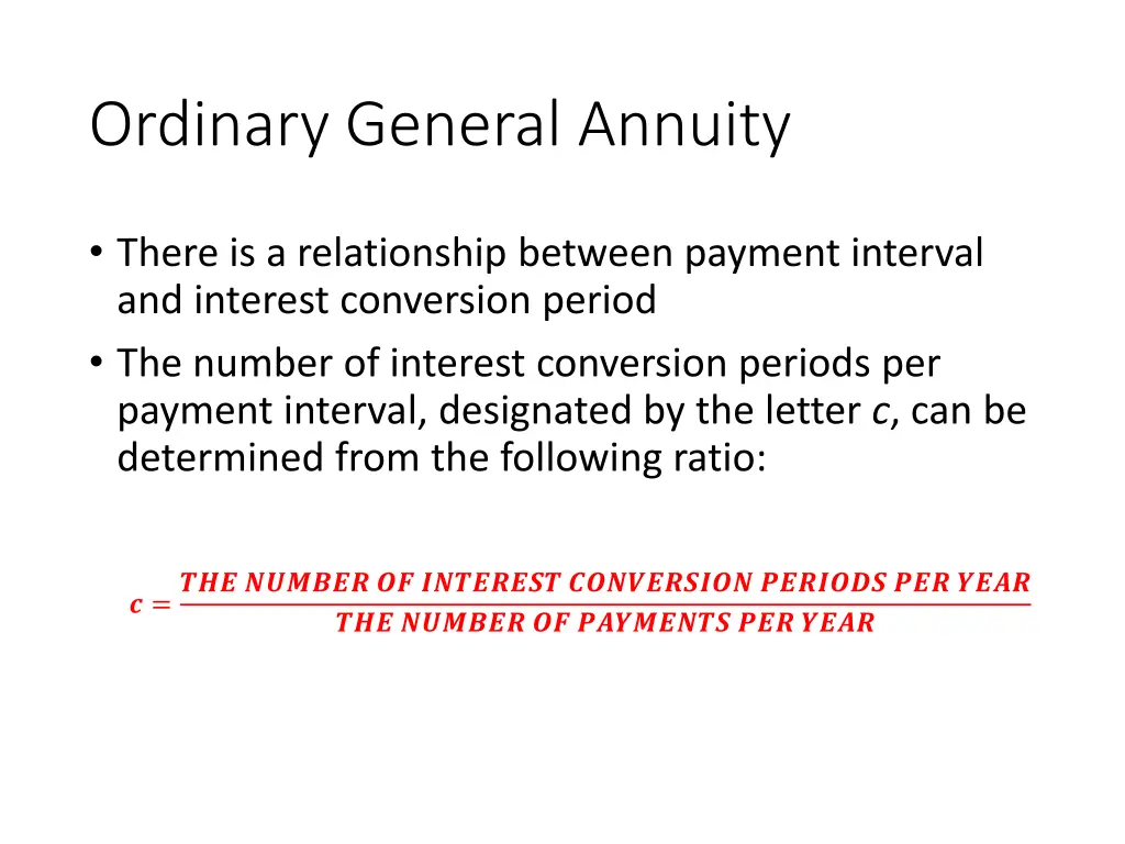 ordinary general annuity 2
