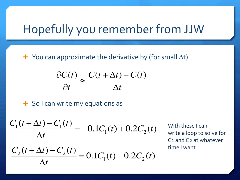 hopefully you remember from jjw