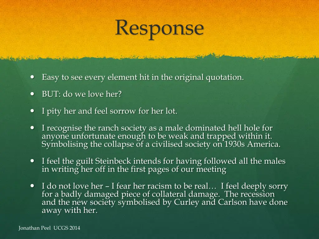 response
