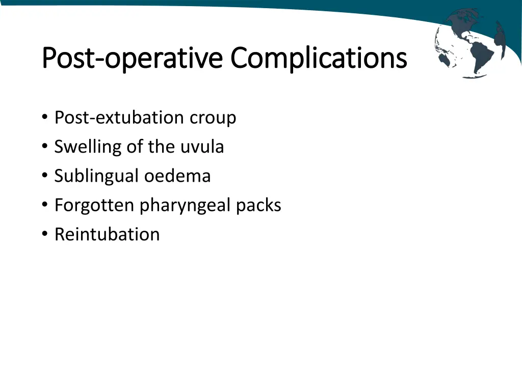 post post operative operative c complications