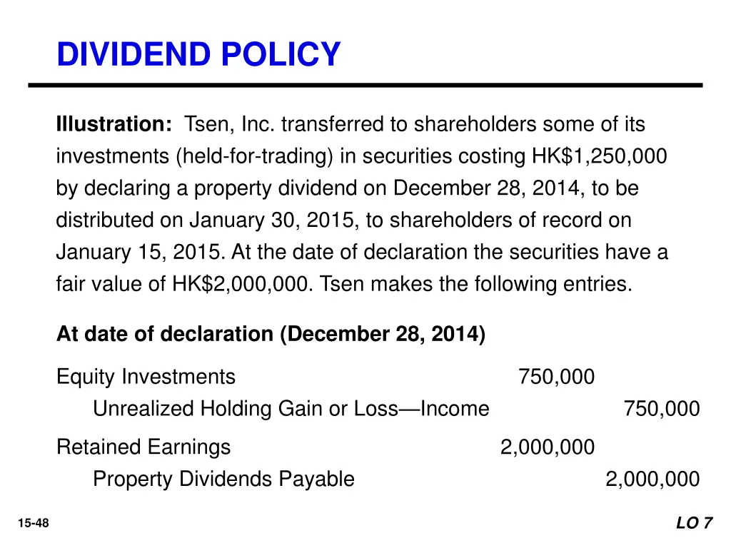 dividend policy 6