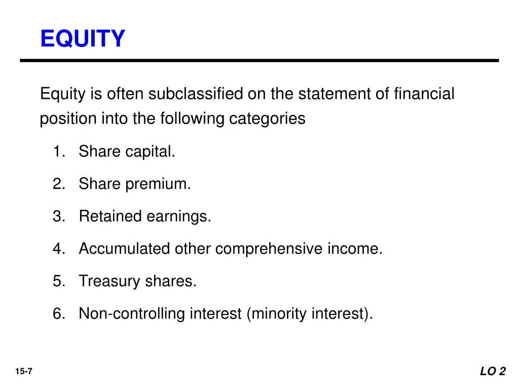 equity