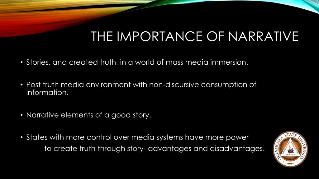 the importance of narrative 1