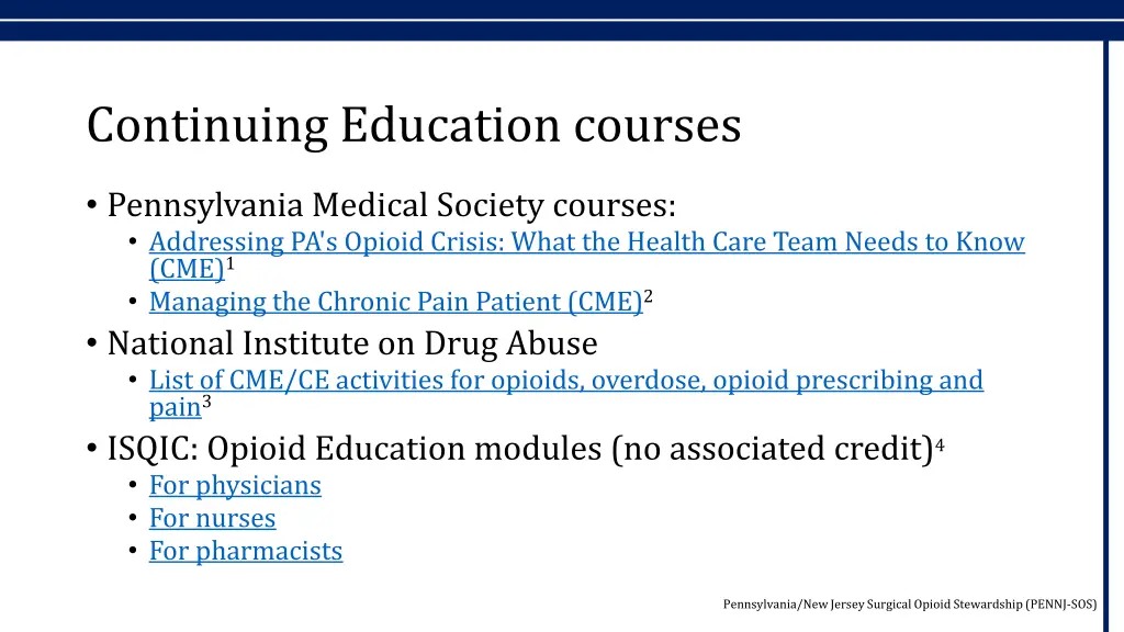 continuing education courses