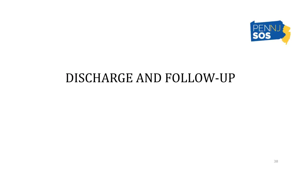 discharge and follow up
