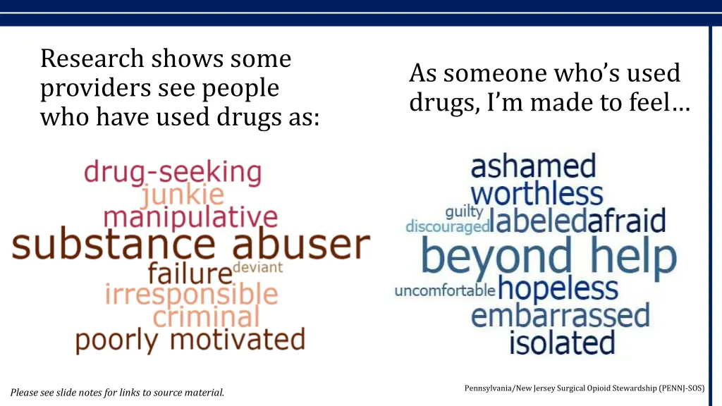 research shows some providers see people who have