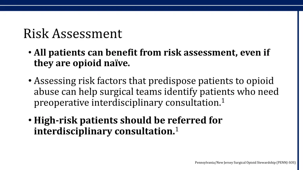 risk assessment 1