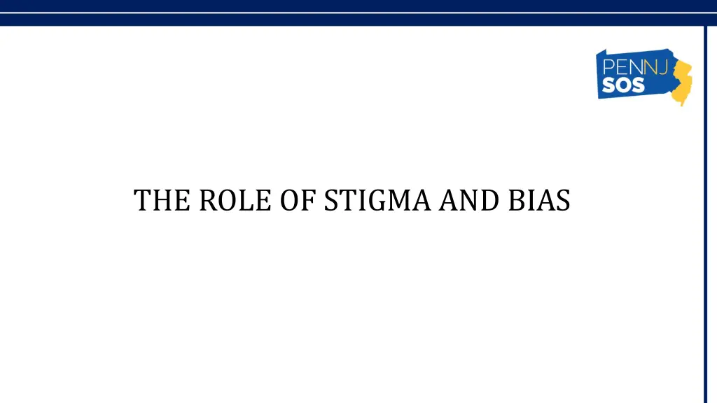 the role of stigma and bias