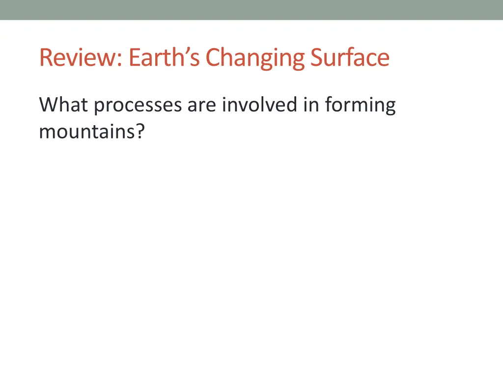 review earth s changing surface 4