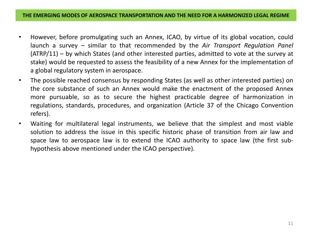 the emerging modes of aerospace transportation 2
