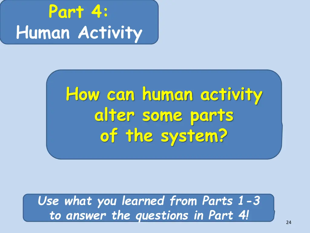 part 4 human activity 1
