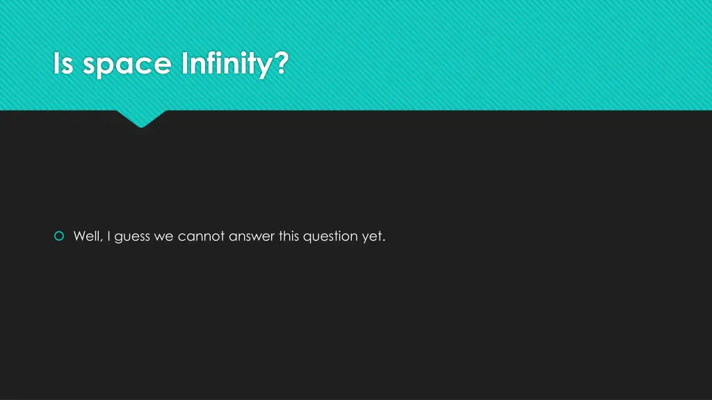is space infinity 1