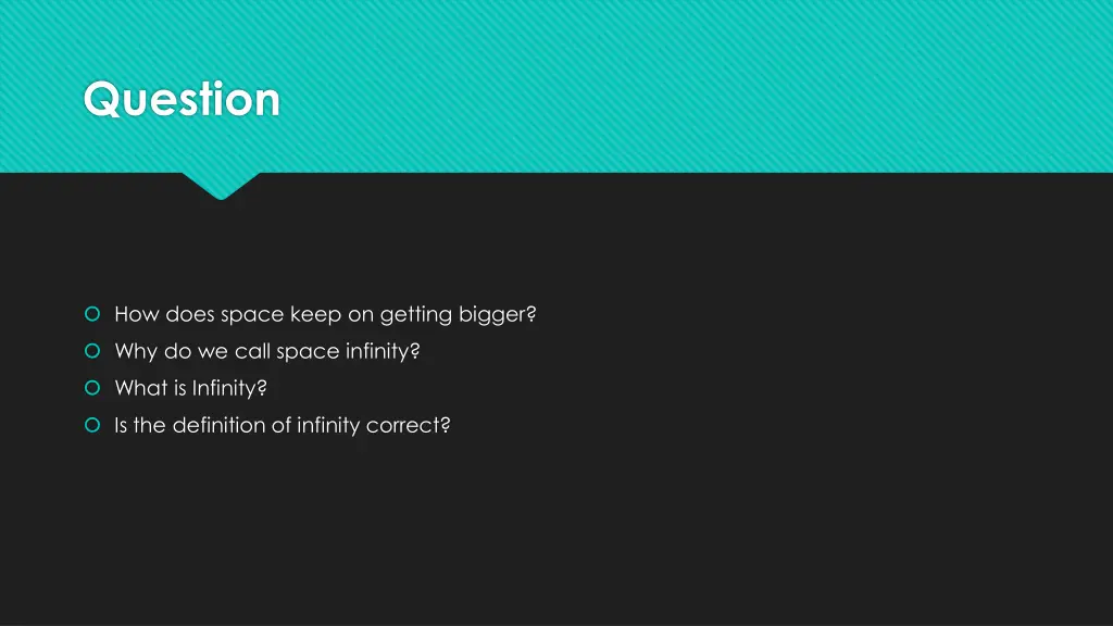 question
