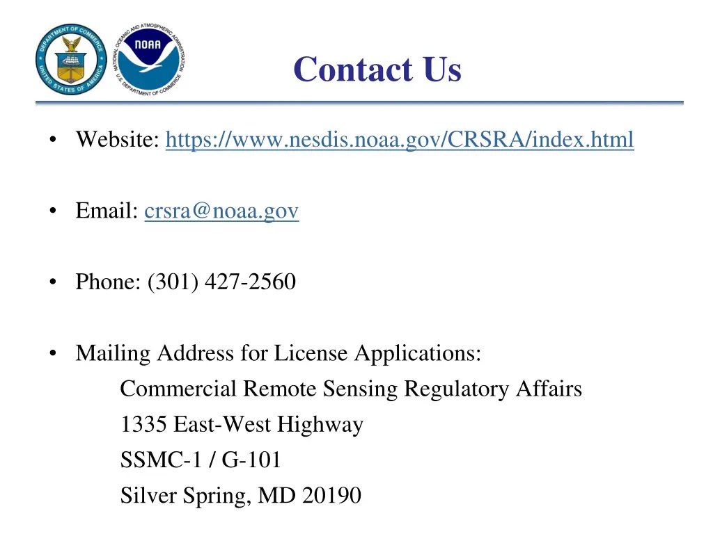 contact us