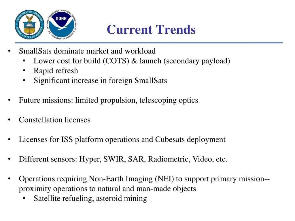 current trends