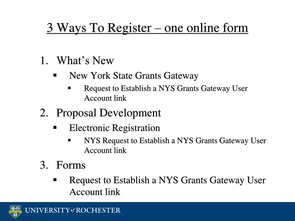 3 ways to register one online form