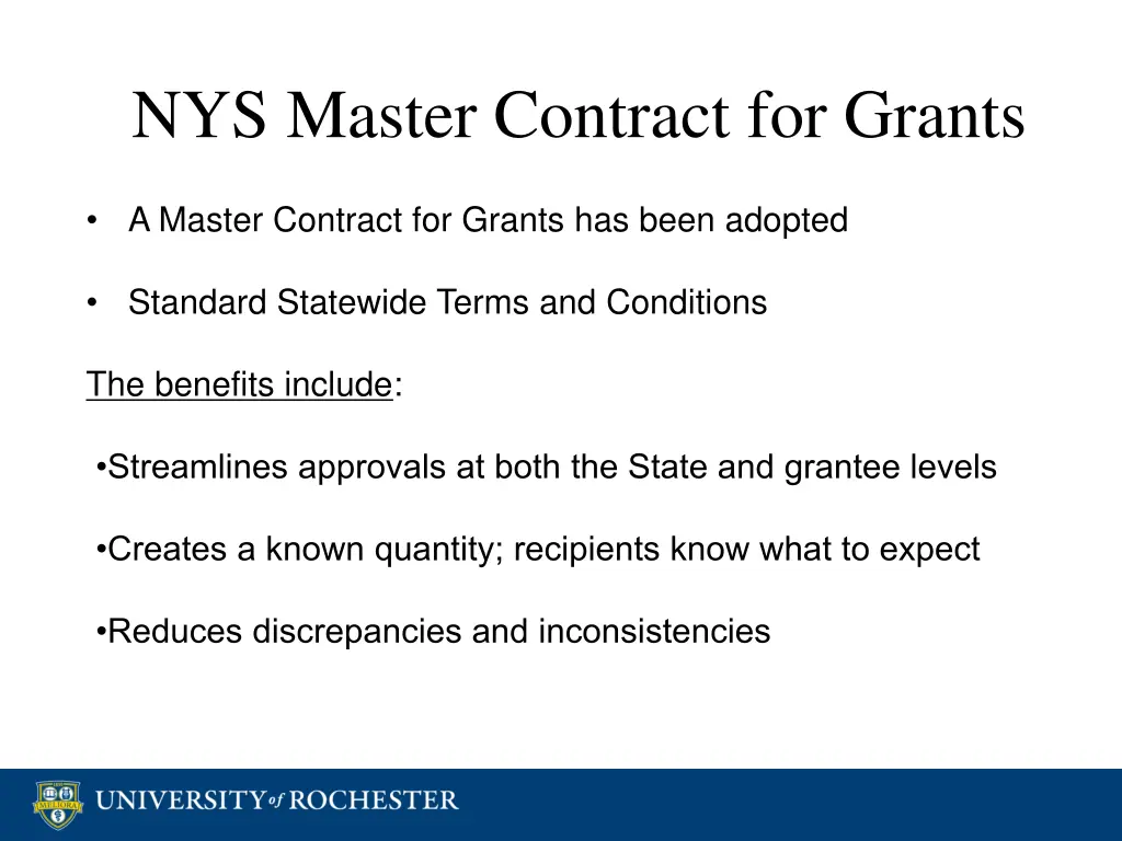 nys master contract for grants