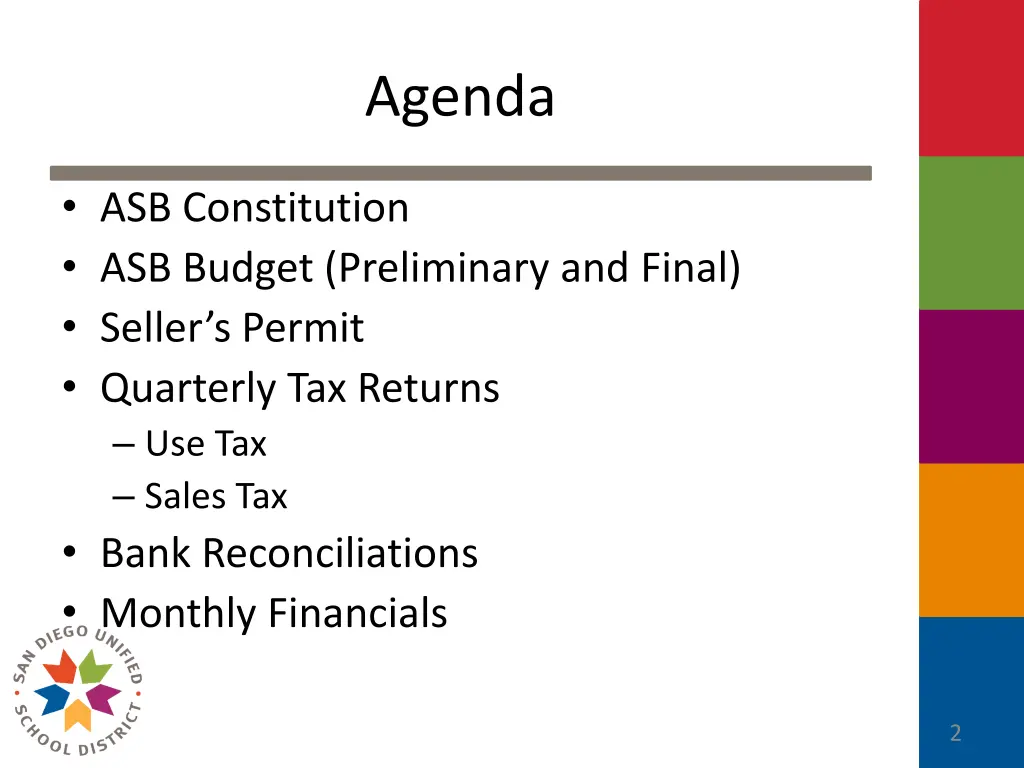 agenda