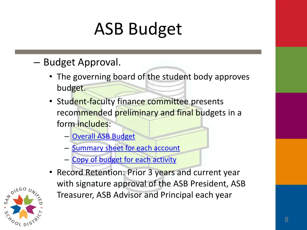 asb budget 2