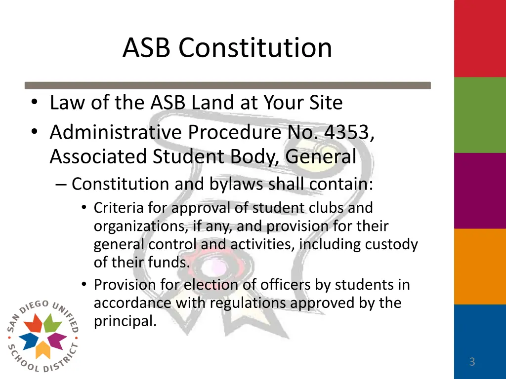 asb constitution