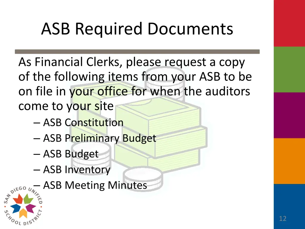 asb required documents